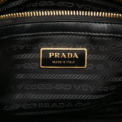 Prada Small Canvas Symbole Triangolo Satchel