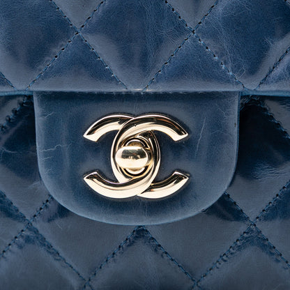 Chanel Medium Classic Camellia Double Flap