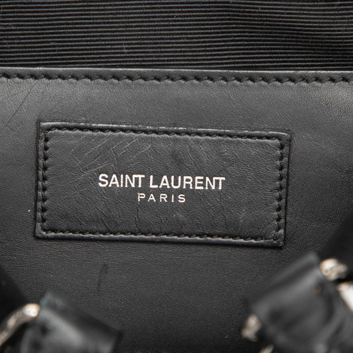 Saint Laurent Toy Leather Leopard Print Classic Duffle Bag