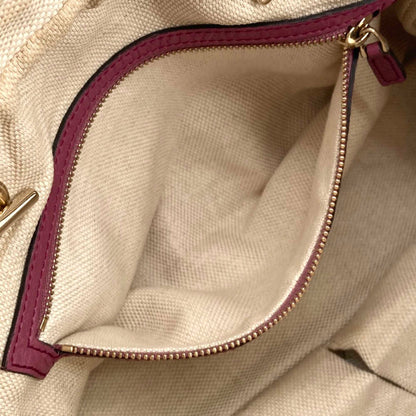 Gucci Calfskin Soho Chain Zip Shoulder Bag