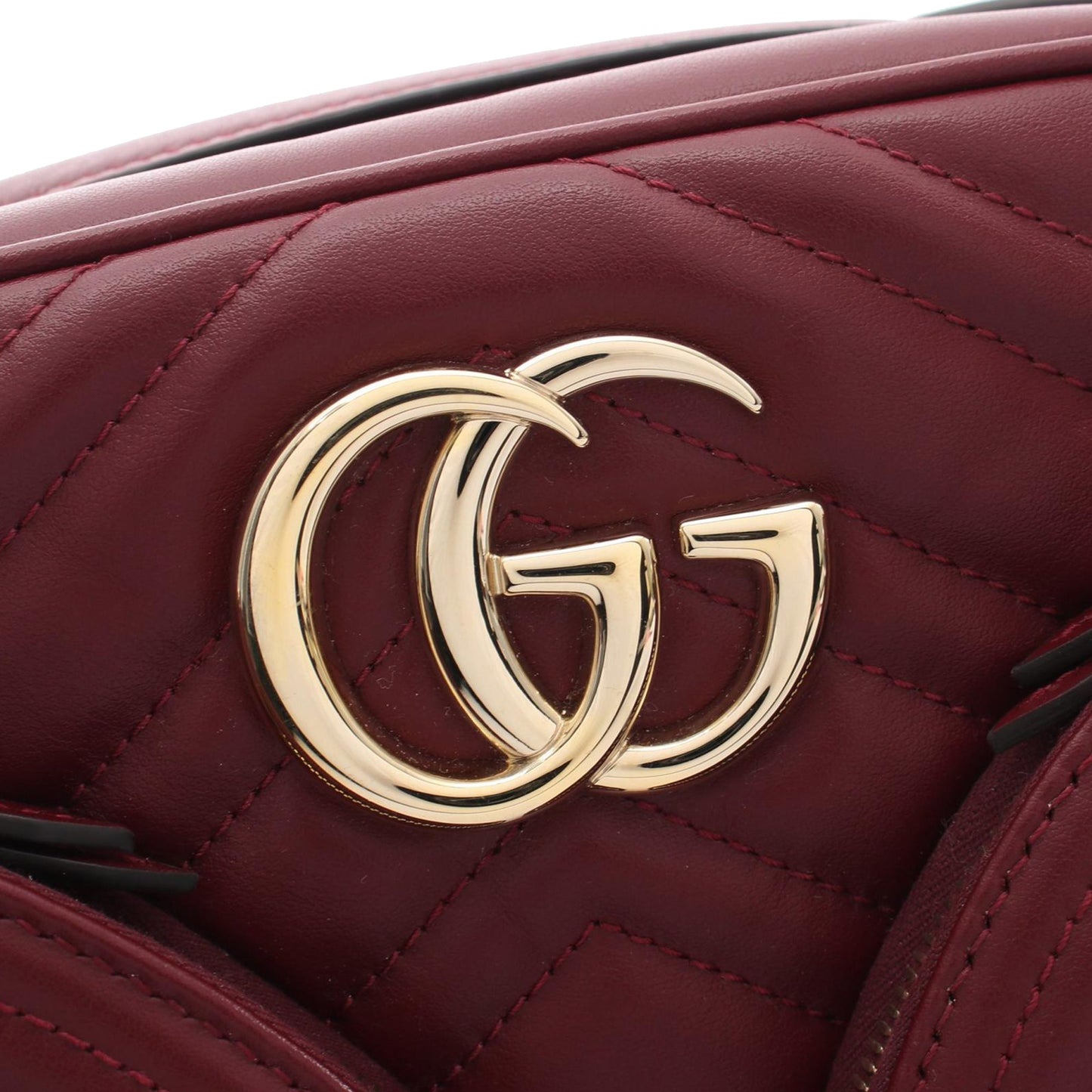 Gucci GG Marmont Matelasse Leather Sphinx Crossbody Bag
