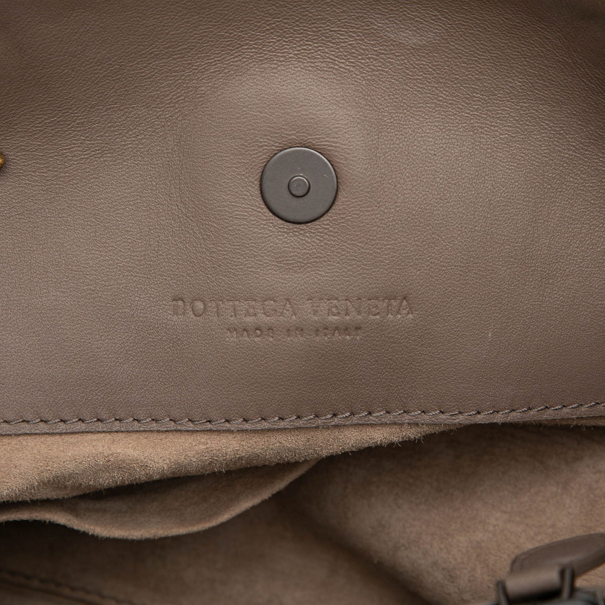 Bottega Metallic nappa Intrecciato Double Chain Tote Bag used