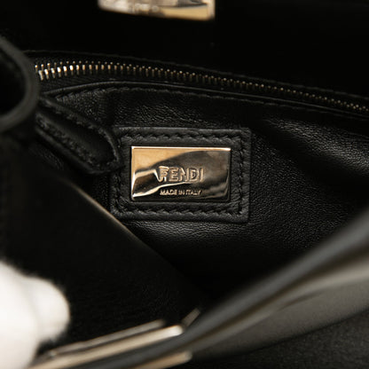Fendi Mini Leather Lace Up Peekaboo Iconic Bag