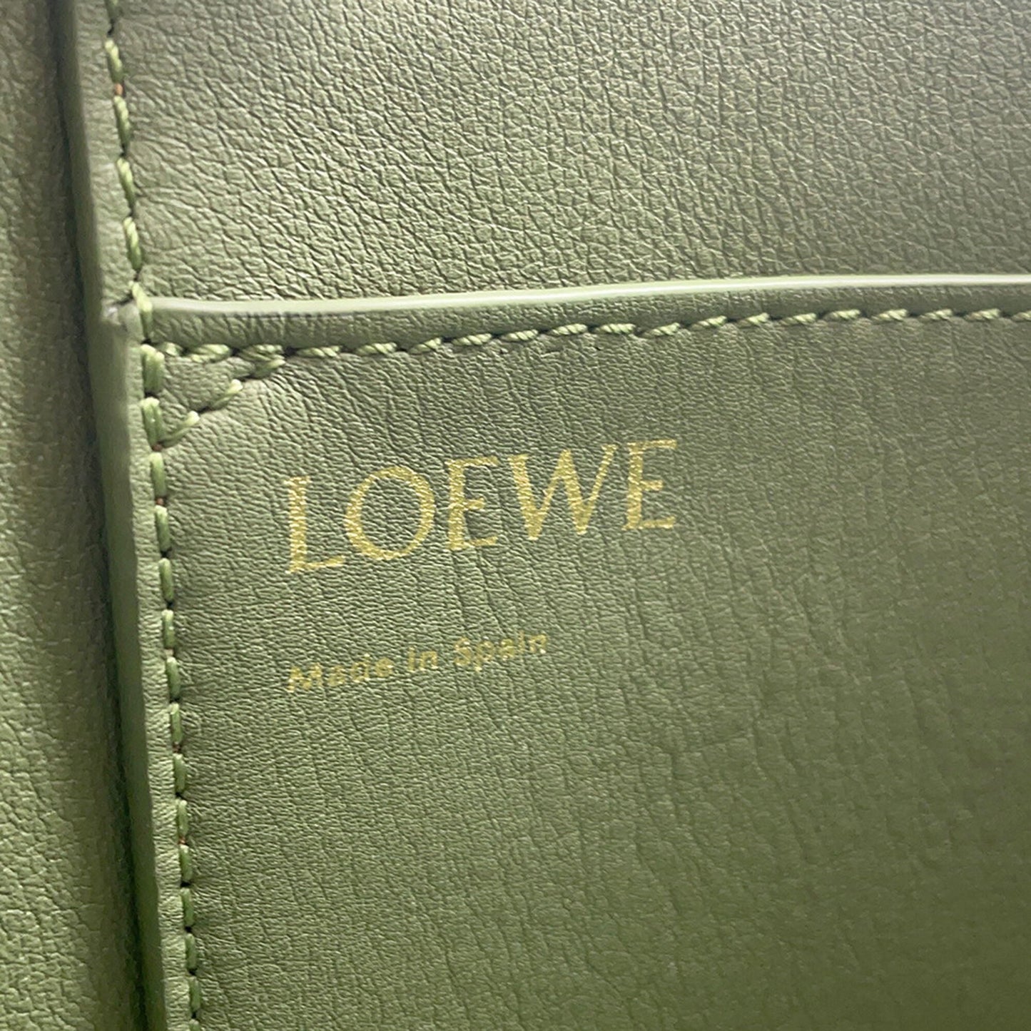 Loewe Anagram Jacquard and Calfskin Square Tote Bag
