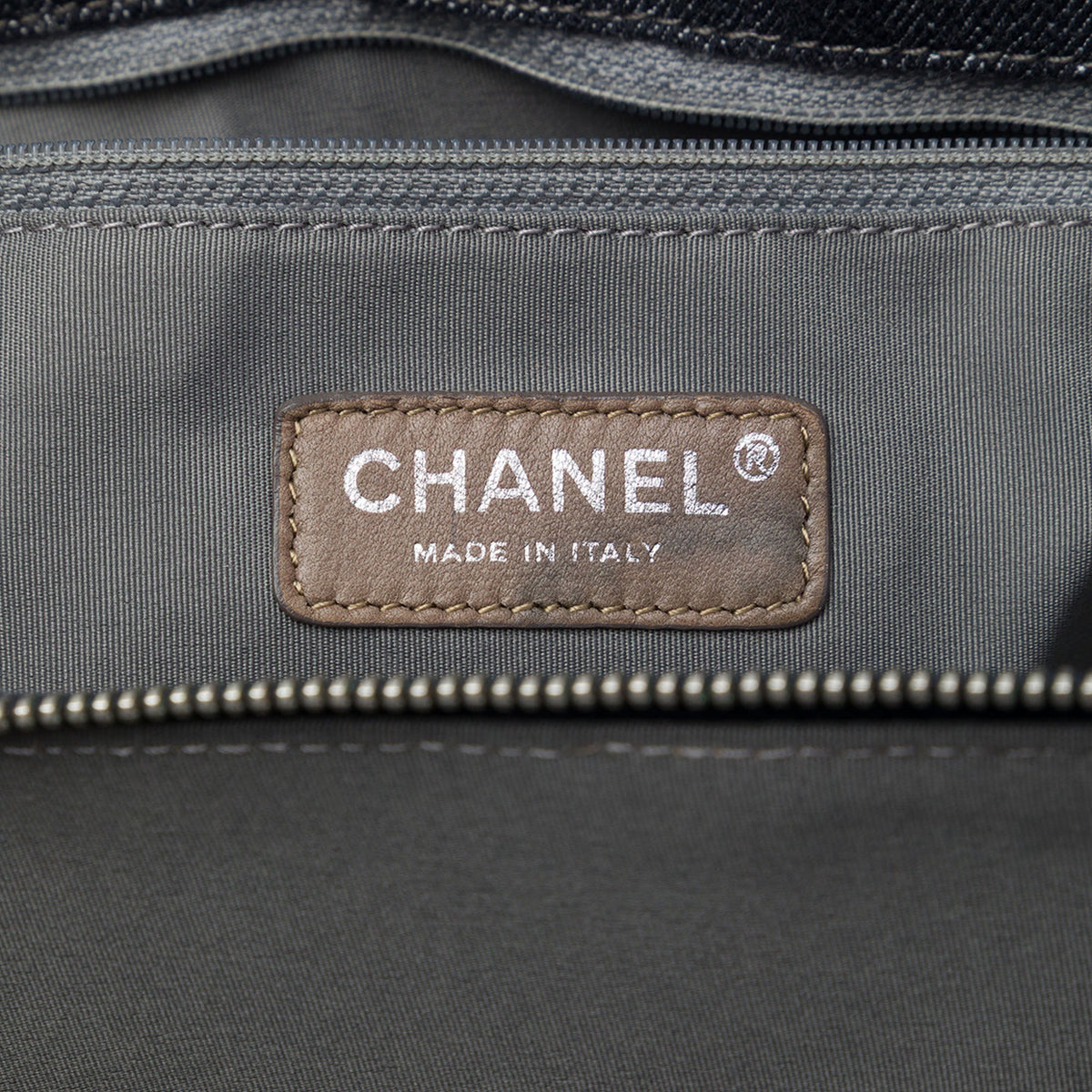 Chanel CC Quilted Denim Timeless Tote