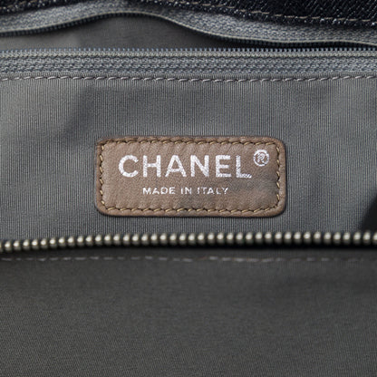 Chanel CC Quilted Denim Timeless Tote
