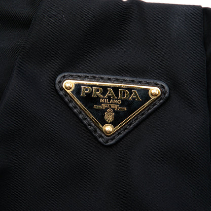 Prada Tessuto Pleated Hobo