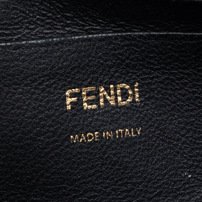 Fendi Mini Zucca Embossed Leather Baguette Satchel
