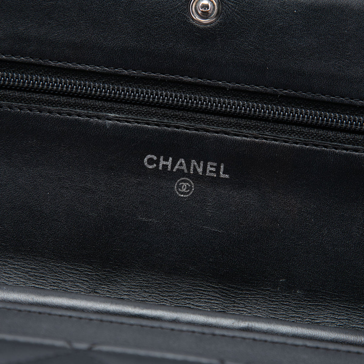 Chanel Quilted Lambskin Cambon Ligne Wallet On Chain