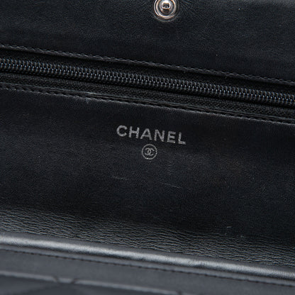 Chanel Quilted Lambskin Cambon Ligne Wallet On Chain