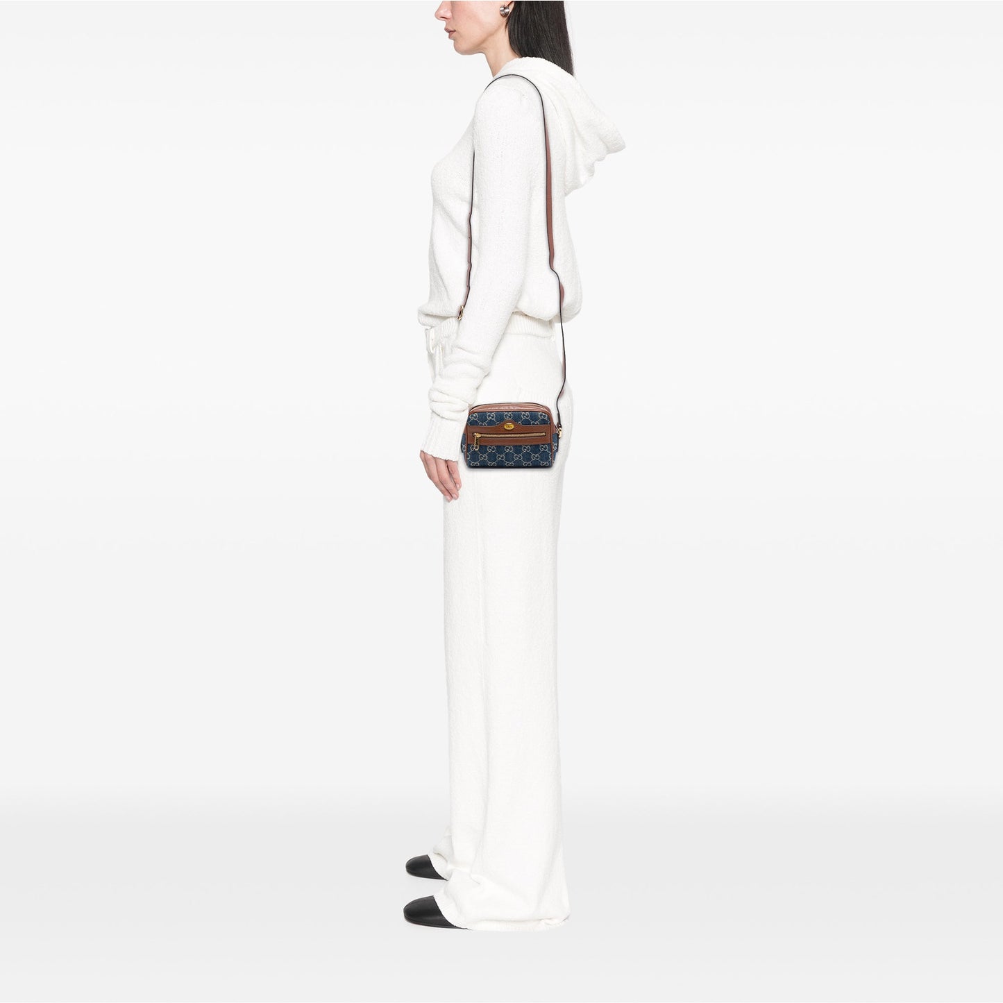 Gucci GG Denim Ophidia Crossbody Bag