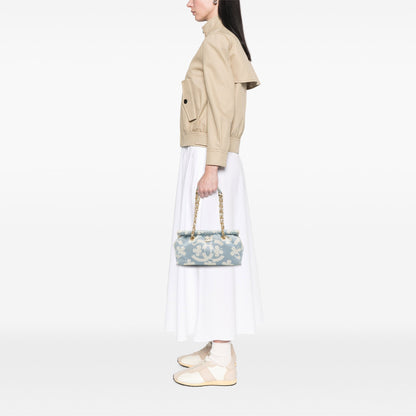 Chanel CC Clover Printed Canvas Bag