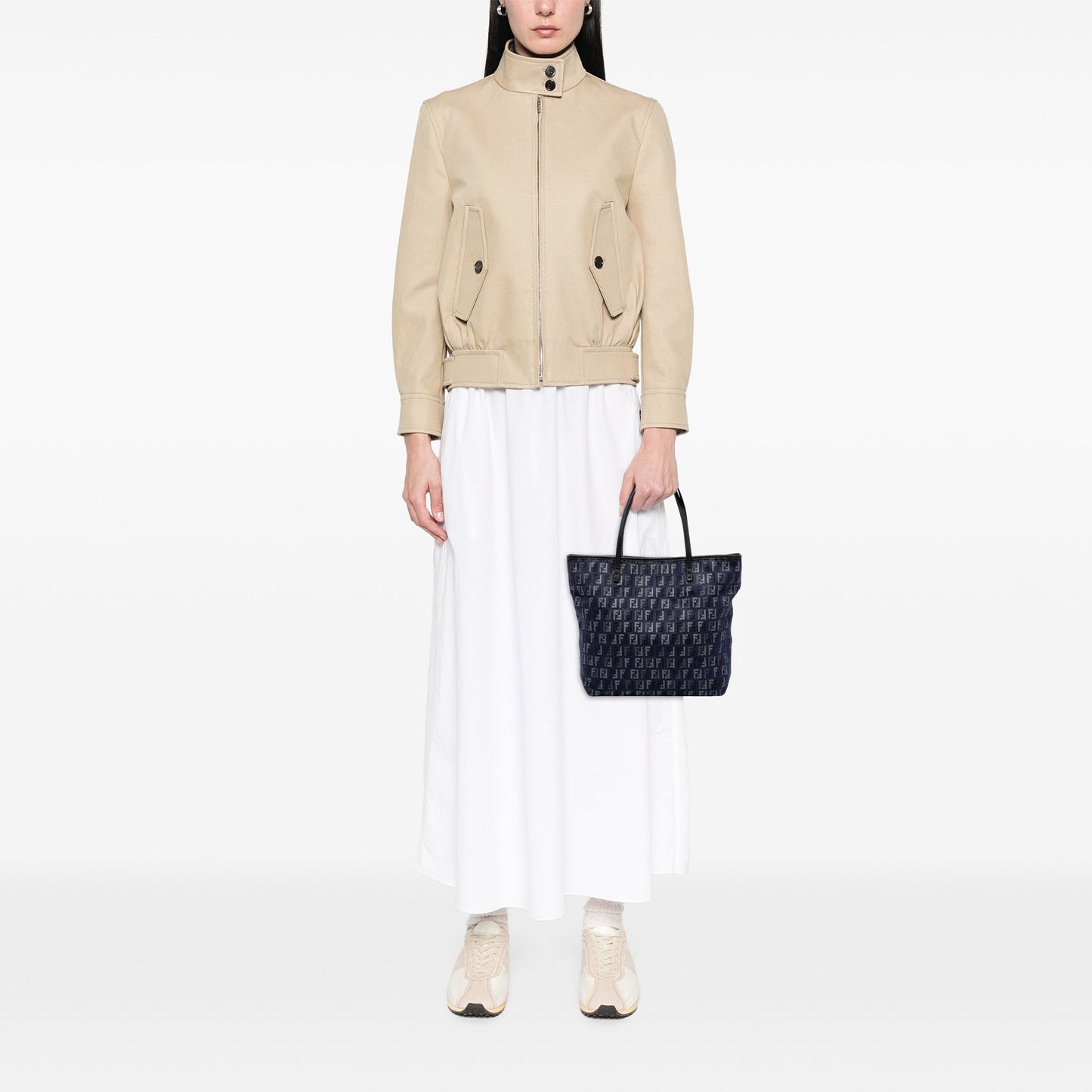 Fendi Zucchino Denim Tote Bag