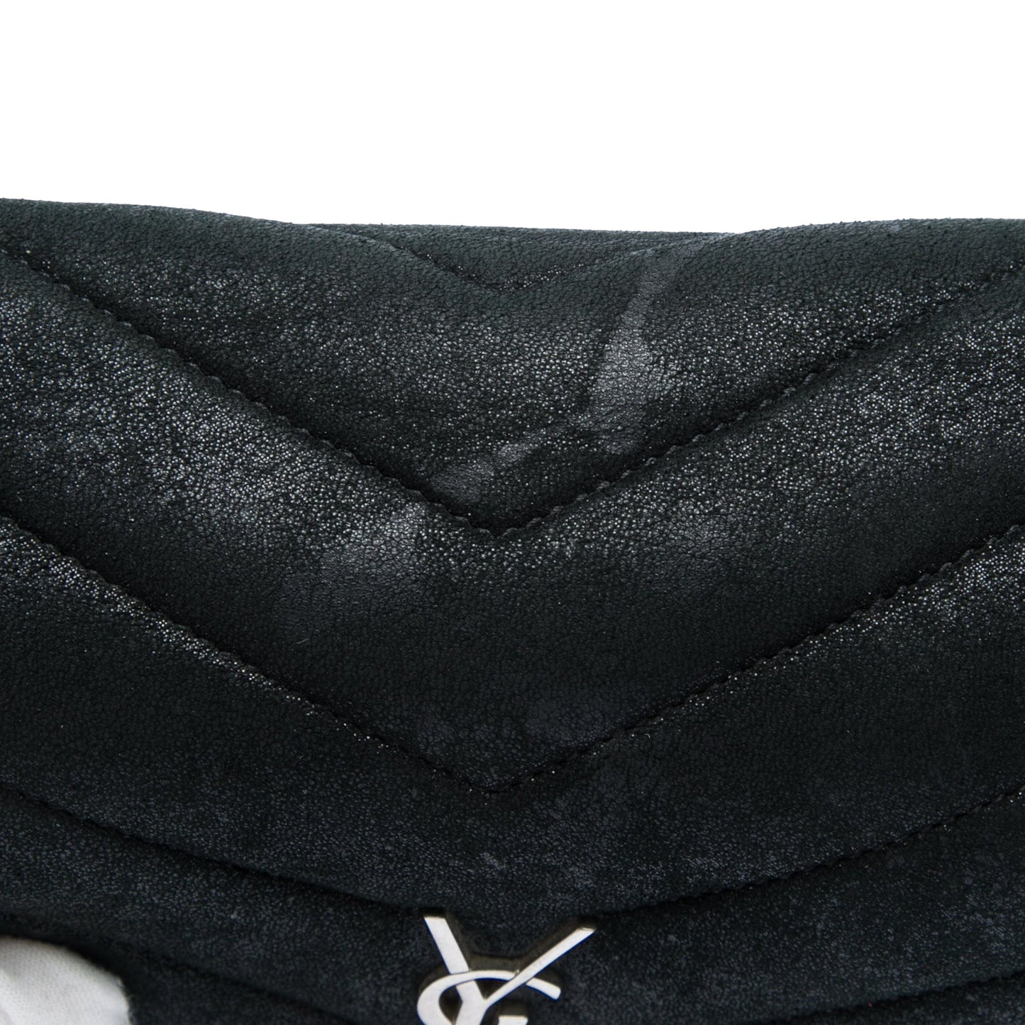 Saint Laurent Glitter Suede LouLou Crossbody
