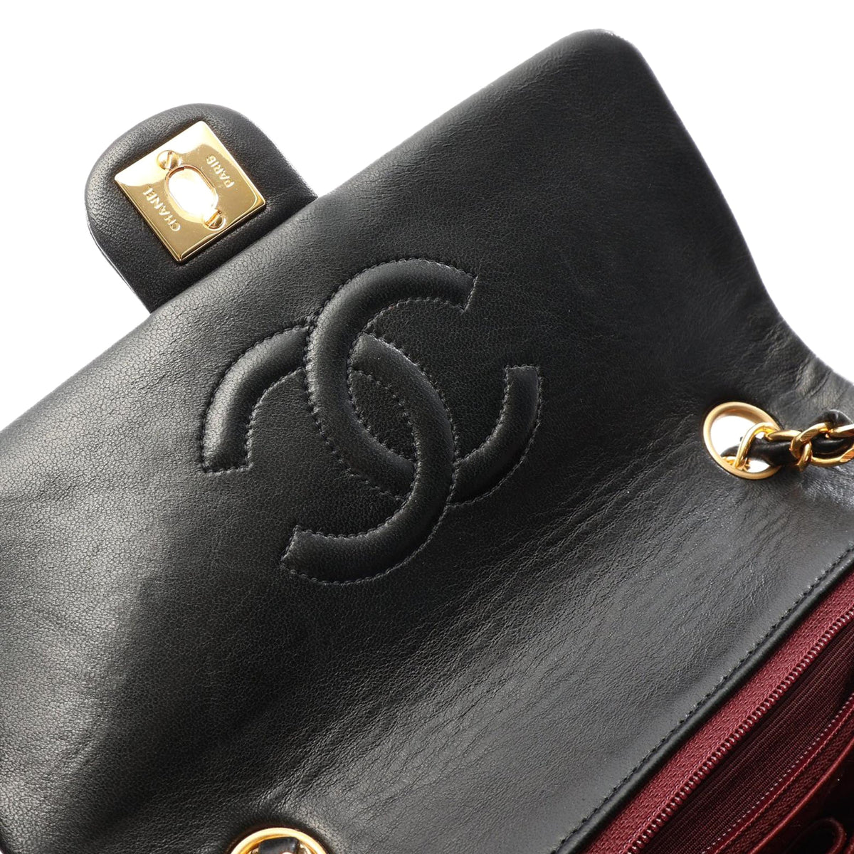 Chanel Small Square Quilted Lambskin Flap