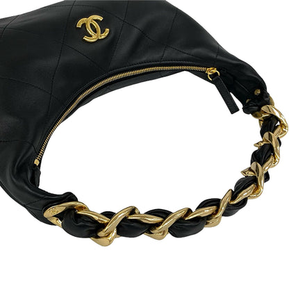 Chanel CC Quilted Lambskin Timeless Hobo bag
