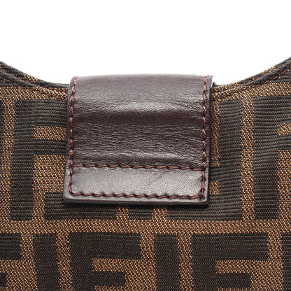 Fendi Zucca Canvas Shoulder Bag