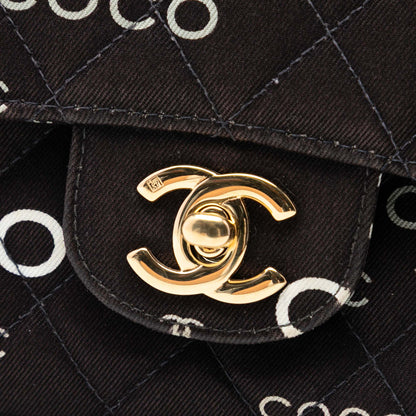 Chanel Medium Classic Coco Print  Double Flap