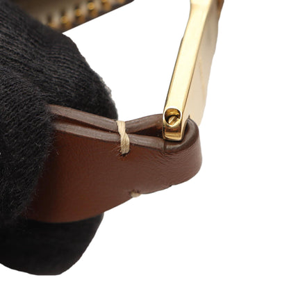 Miu Miu Cannette Righe Stripe Canvas Handbag