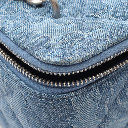 Chanel Denim Pearl Crush Vanity Bag Preloved