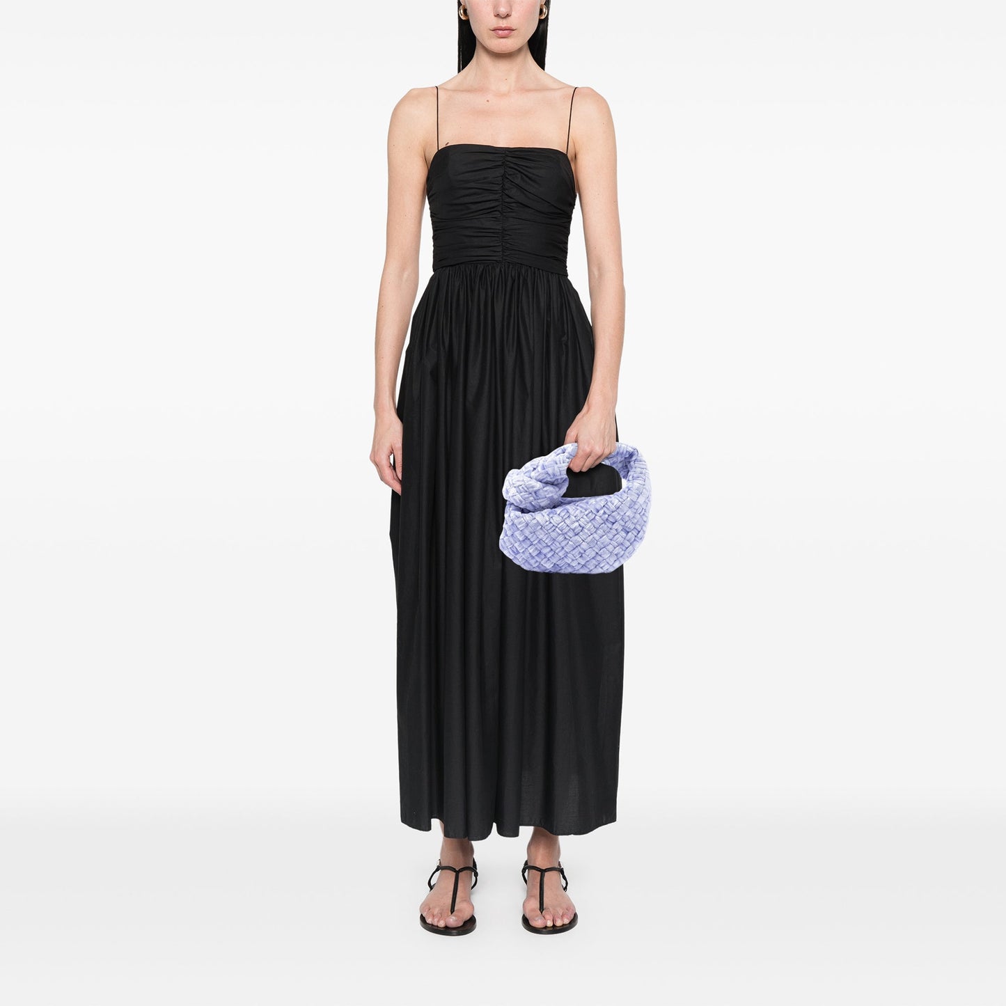Bottega Veneta Mini Velvet Intrecciato Jodie Bag