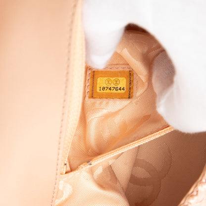 Chanel CC Woven Raffia Flap