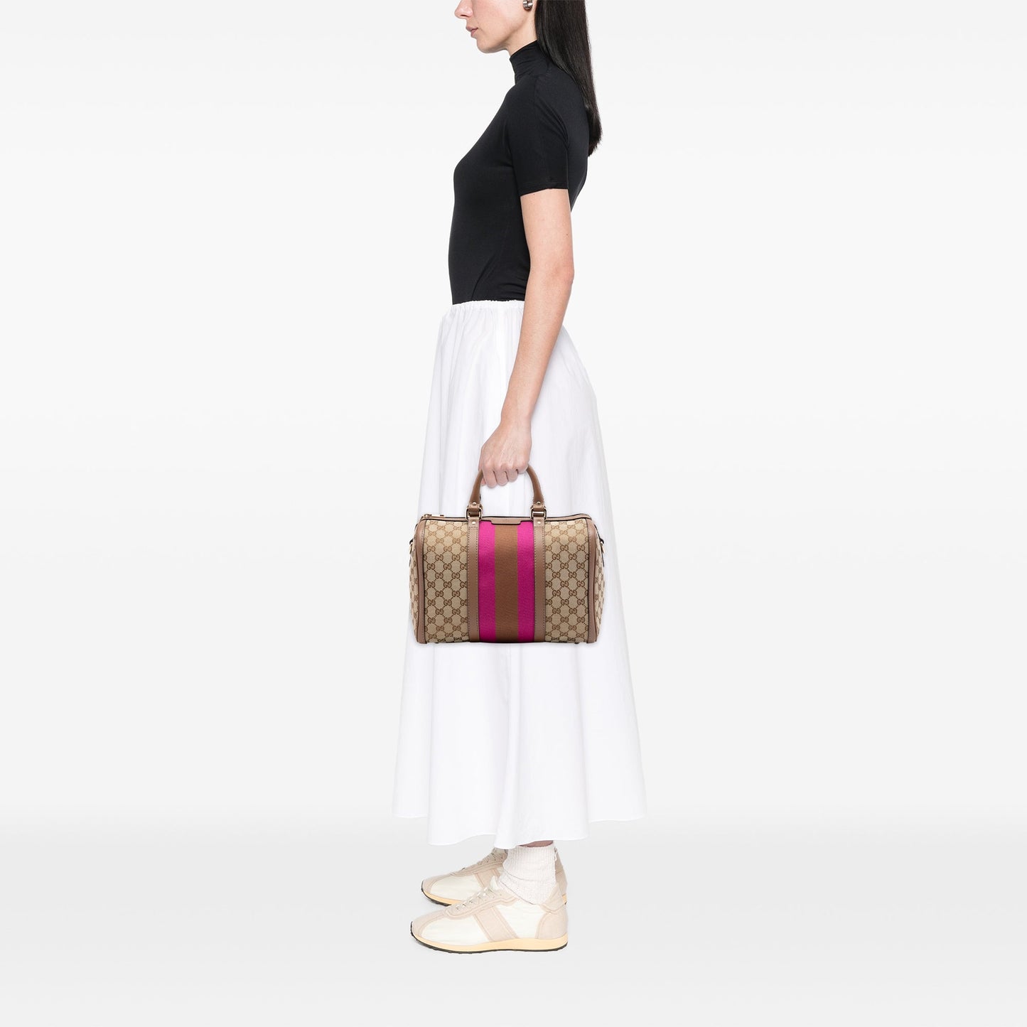 Borsa Gucci GG Web Joy Boston Bag