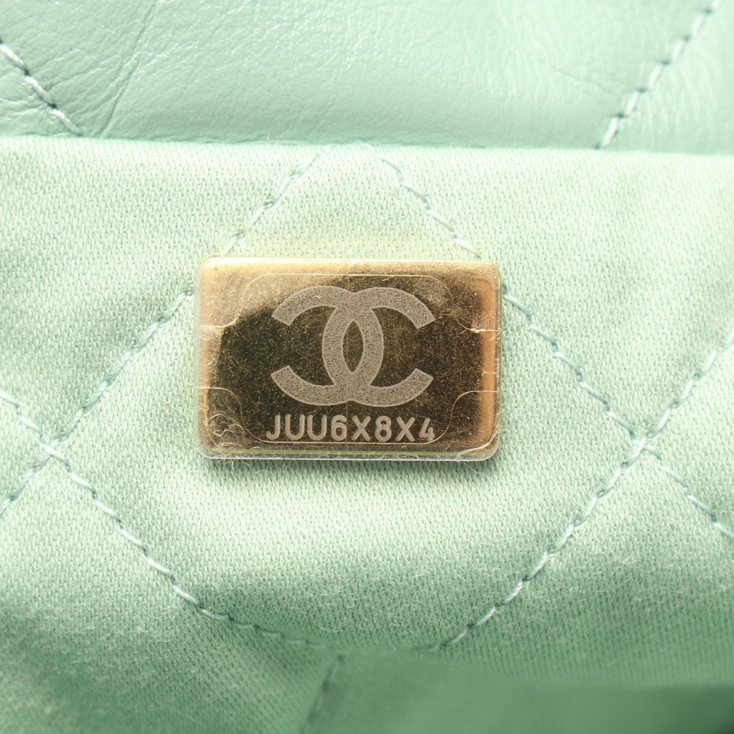 Chanel Quilted Shiny Calfskin 22 Preloved Handbag