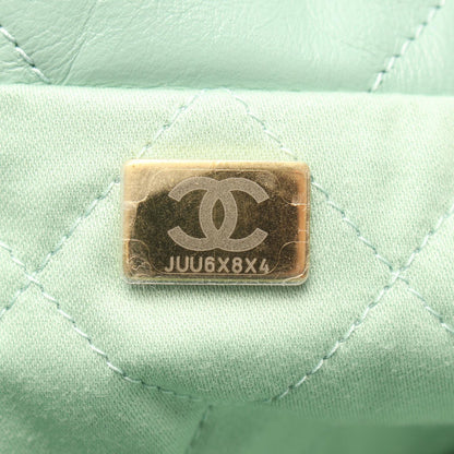 Chanel Quilted Shiny Calfskin 22 Preloved Handbag