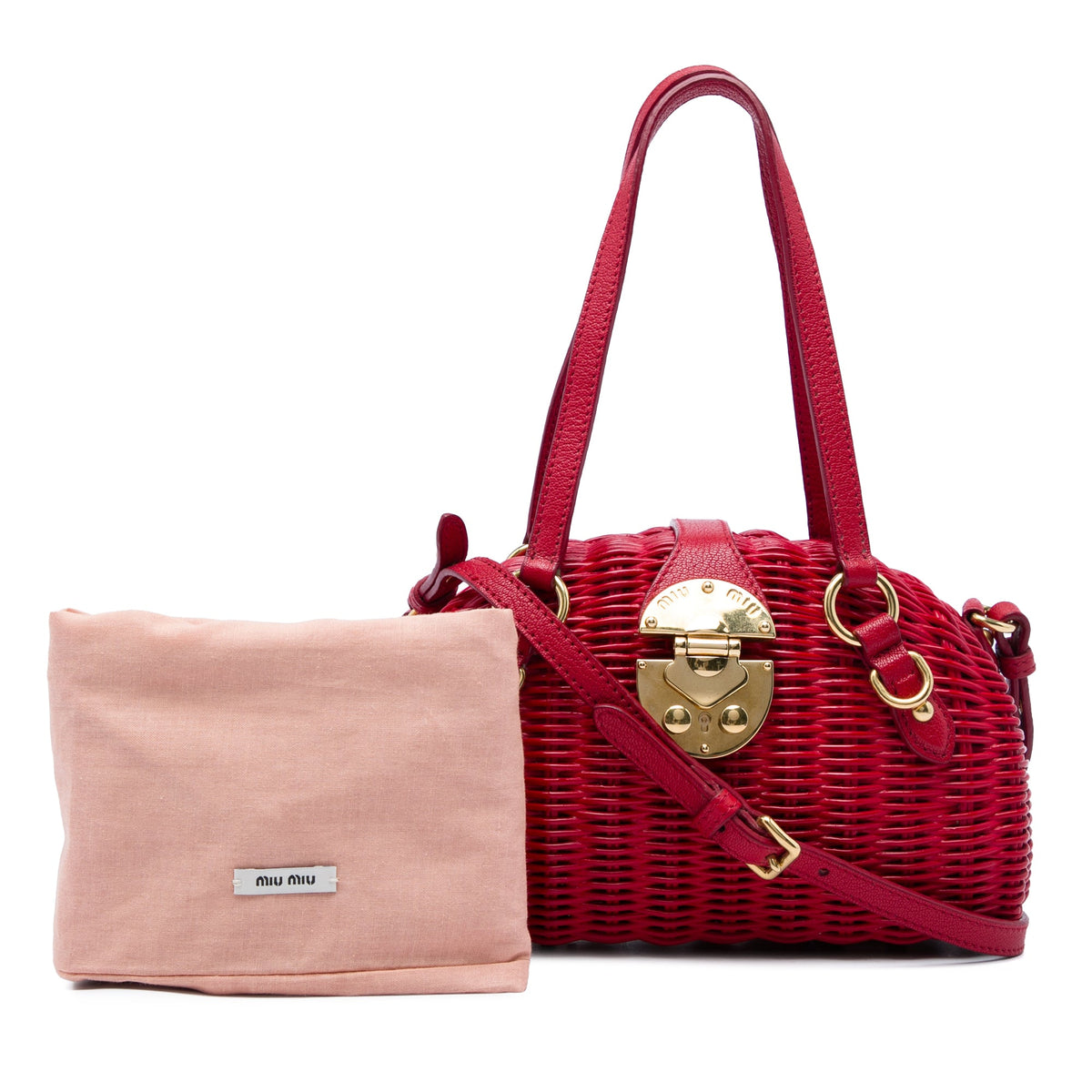 Miu Miu Wicker Rattan bag