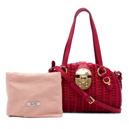 Miu Miu Wicker Rattan bag