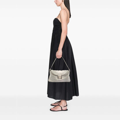 Fendi Zucchino Double Flap Bag