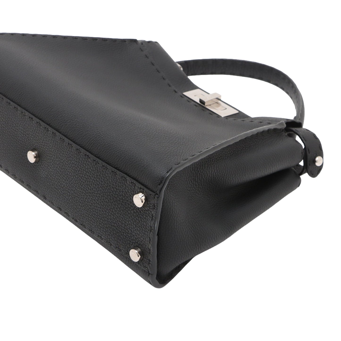 Fendi Leather Peekaboo Selleria Handbag Secondhand