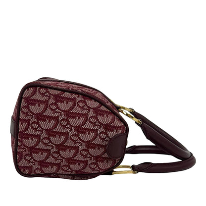 Dior Diorissimo Mini Trotter Canvas Boston Bag