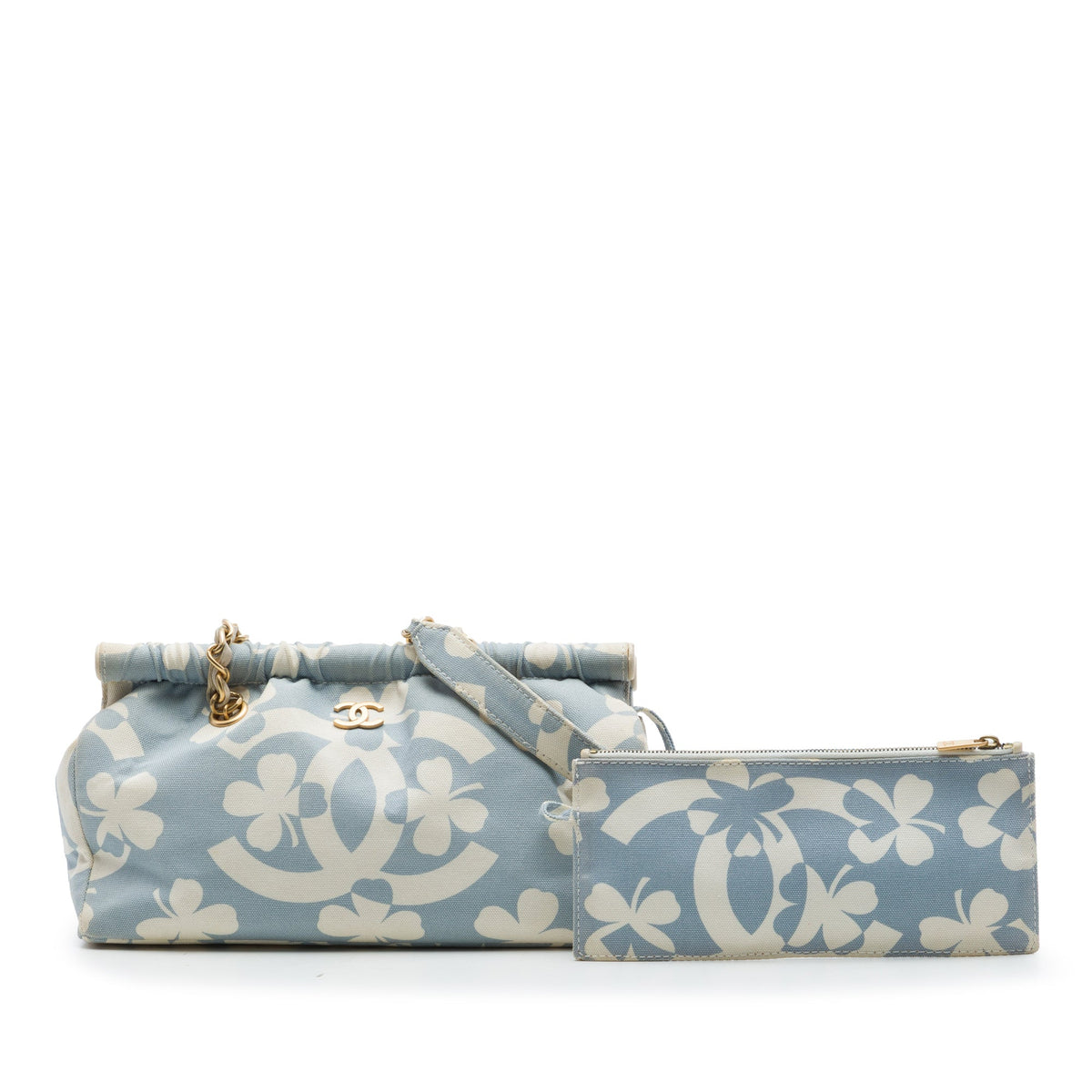 Chanel CC Clover Printed Canvas Bag