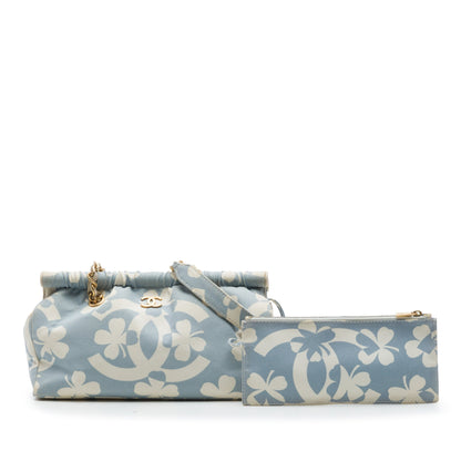Chanel CC Clover Printed Canvas Bag