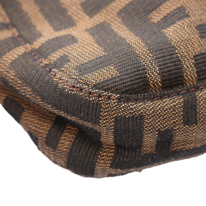 Fendi Zucca Canvas Shoulder Bag