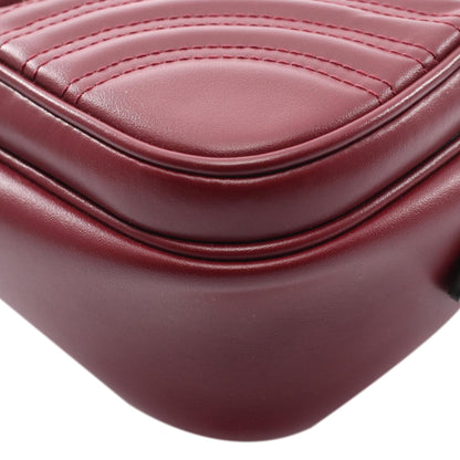 Gucci GG Marmont Matelasse Leather Sphinx Crossbody Bag