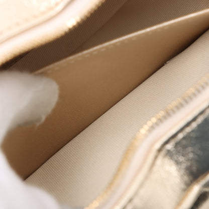 Chanel Metallic Quilted Lambskin CC in Love Heart Bag