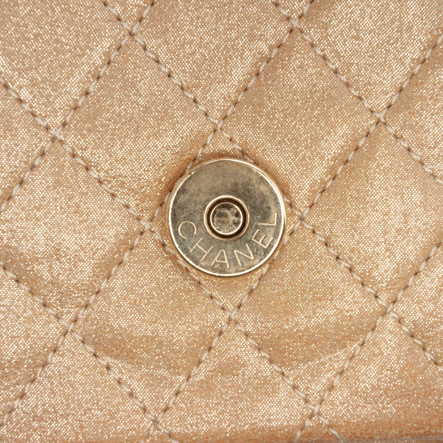 Chanel Iridescent Lambskin Pearl CC Crystal Flap