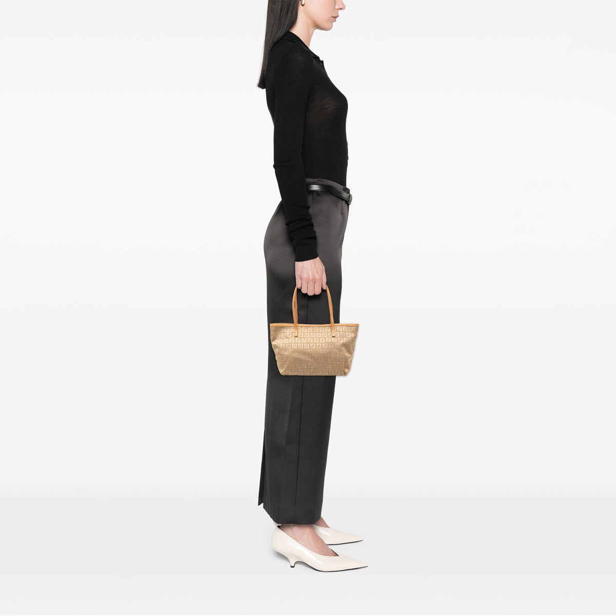 Fendi Zucchino Canvas Tote