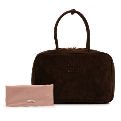 Miu Miu Logo Beau Shoulder Bag