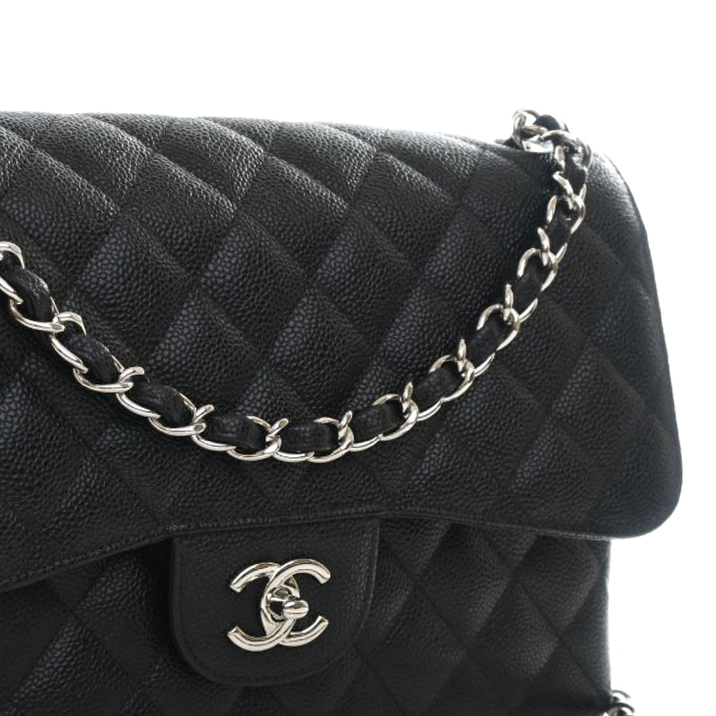 Chanel Jumbo Classic Caviar Double Flap