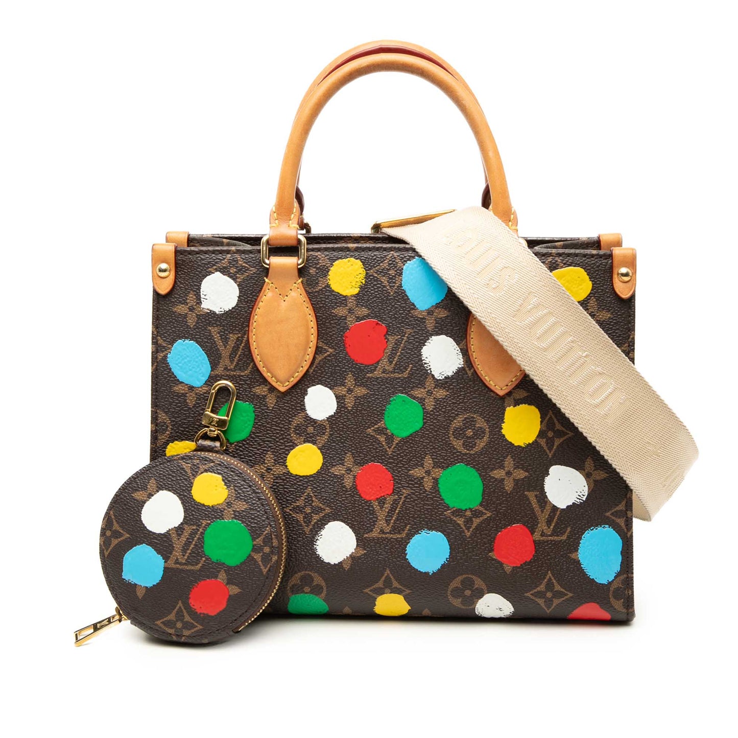 Louis Vuitton Yayoi Kusama Monogram OnTheGo Tote Bag