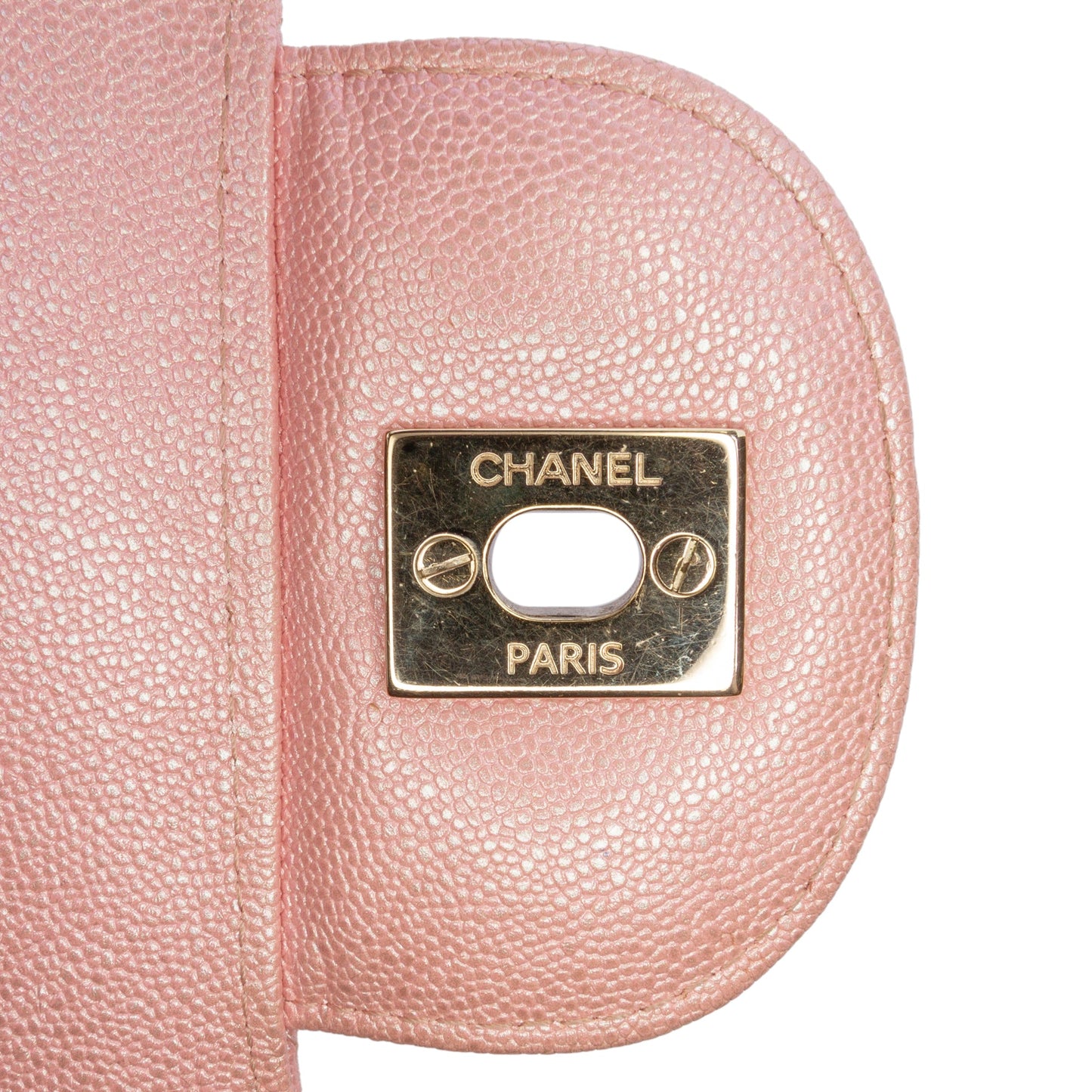 Chanel Jumbo Iridescent Caviar Flap