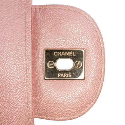 Chanel Jumbo Iridescent Caviar Flap