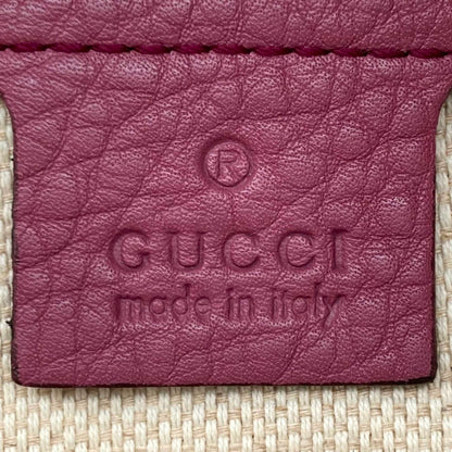 Gucci Calfskin Soho Chain Zip Shoulder Bag