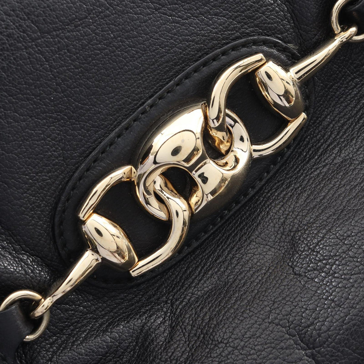 Gucci Calfskin Wave Handbag