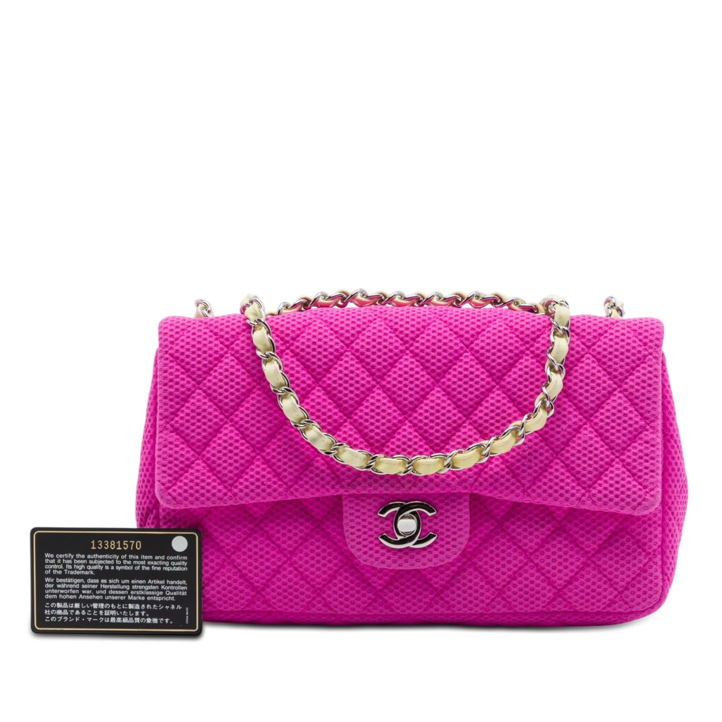 Chanel Classic Mesh Single Flap Bag