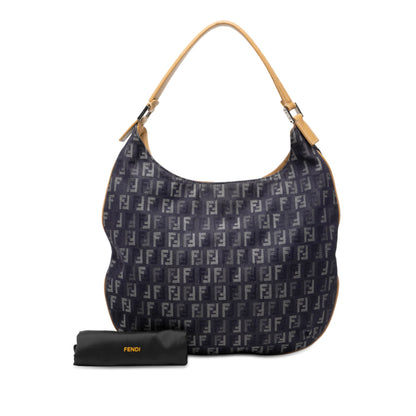 Fendi Zucchino Denim Hobo Bag